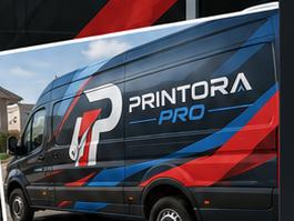 Commercial vehicle vinyl wrap