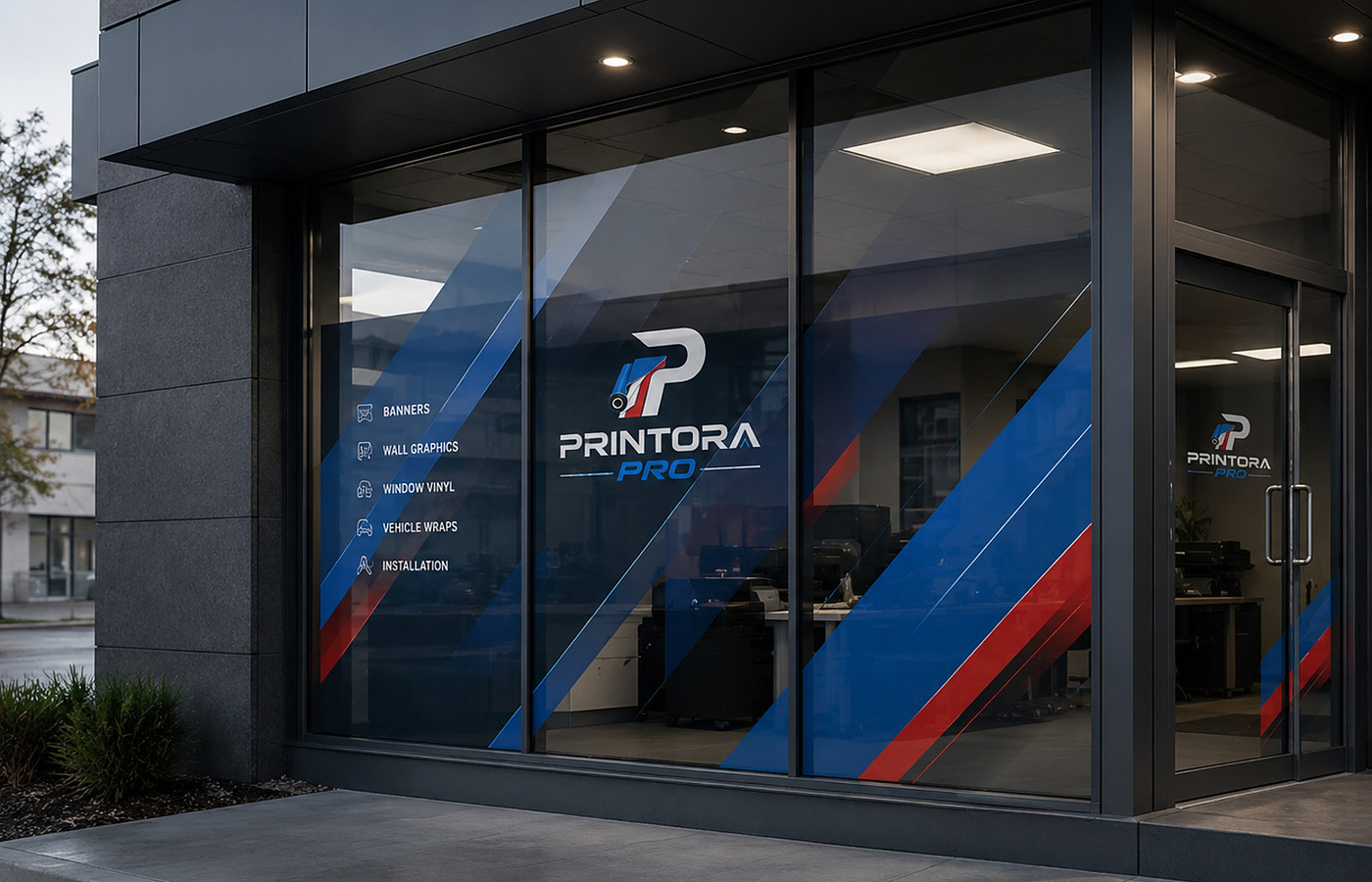 Window vinyl graphics
